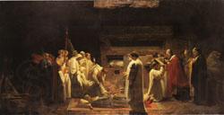 Jeles-Eugene Lenepveu The Martyrs in the Catacombs Norge oil painting art